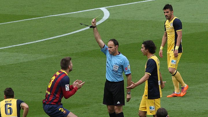 Así les ha ido a Barcelona y Atlético con Mateu Lahoz, el árbitro del partido