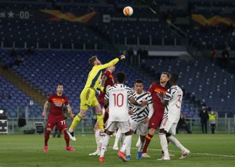 De Gea evita el milagro de la Roma