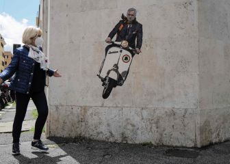 Mourinho ya está presente en las calles de Roma