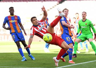 Luis Suárez se seca