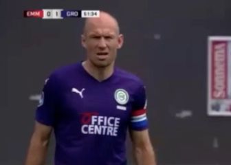 Las lágrimas de Robben en directo tras dar dos asistencias y ofrecerse a De Boer