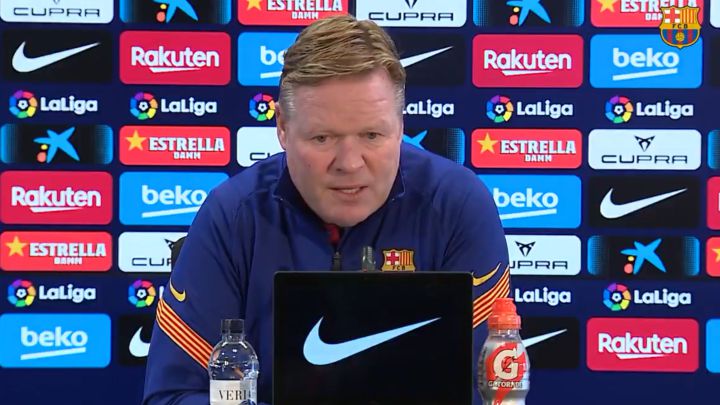 Koeman: "?Quejas del Madrid? Yo ya dije lo que pensaba..."