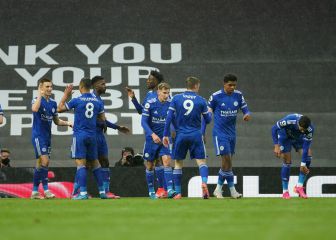 El Leicester roza la Champions y 'se alía' con el City en Old Trafford