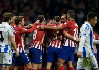 Los números sonríen al Cholo ante la Real Sociedad