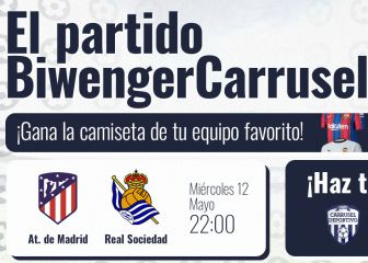 ¡Este miércoles llévate la camiseta de tu equipo gracias a Carrusel y Biwenger!