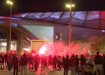 Bengalas, tambores y muchos cánticos: así se vivieron los goles a las puertas del Wanda