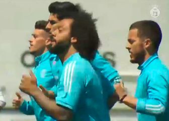 El Madrid entrenó sin Kroos y con Marcelo