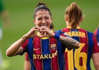 Jenni Hermoso, primera pichichi española en la Champions