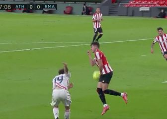 El madridismo perplejo: la mano dentro del área del Athletic que ni Mateu ni el VAR pitaron
