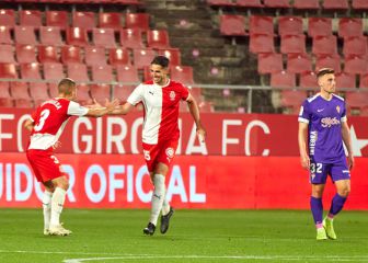 El Girona pone la quinta marcha con un gol de oro de Juanpe