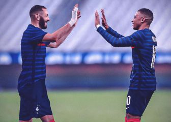 Mbappé, exultante por Benzema