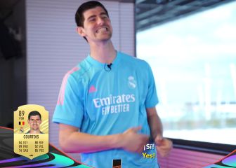 El 'gafe' tremendo de Courtois jugando al '¿Quién es quién?': lo repite 100 veces y no le sale...