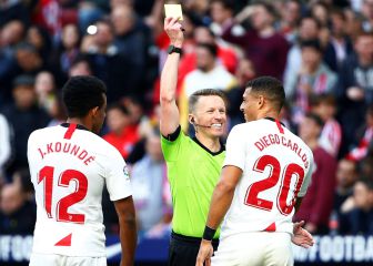 Los árbitros que más tarjetas han sacado esta temporada