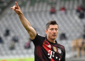 La marcha de Lewandowski del Bayern se calienta