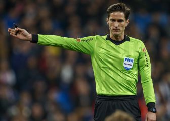 Arbitra Munuera Montero, que 'celebró' un gol al Real Madrid