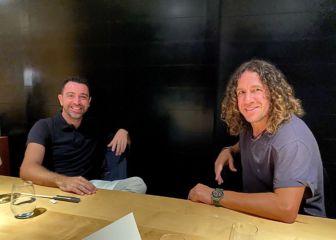 Encuentro Xavi-Puyol en plena 'tormenta Koeman'
