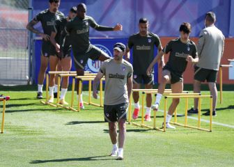 El Atleti entrena con la mente puesta en el título de LaLiga
