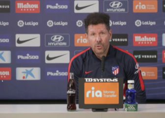 Rueda de prensa de Simeone antes de jugar contra el Valladolid