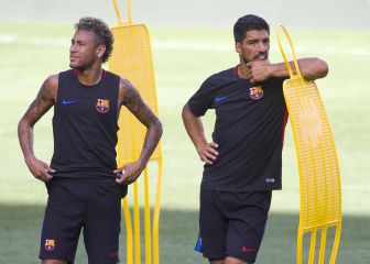 Neymar se acuerda de Suárez