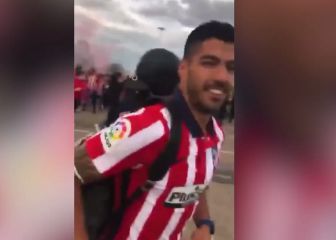 El grito de Suárez que enamora a la hinchada del Atlético
