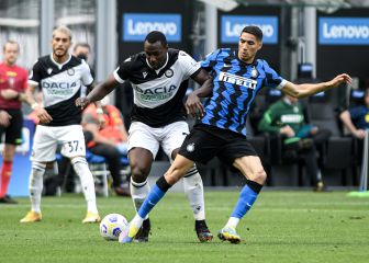 Achraf y el gesto que da esperanzas a los interistas