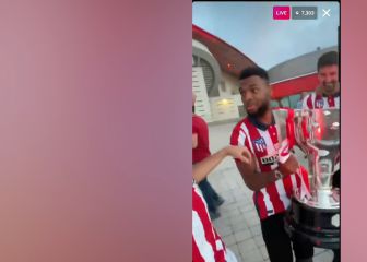Miren las caras y se darán cuenta de la que pudo liar Lemar con el trofeo