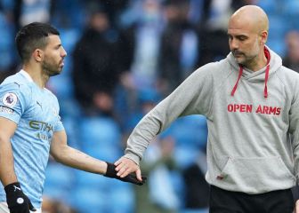 Agüero está molesto con Guardiola por su salida