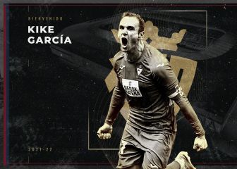 Kike García será jugador de Osasuna hasta 2024
