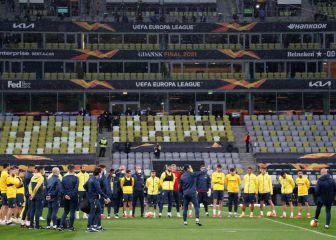 El Villarreal disfruta de la sesión más especial de entrenamiento
