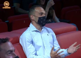 El feo de La Resistencia a un jugador del Valladolid que estaba en el público