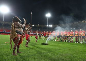 Original espectáculo en el fútbol australiano