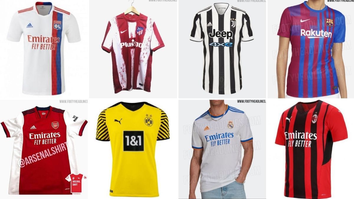 Las equipaciones para la temporada que viene que se han filtrado