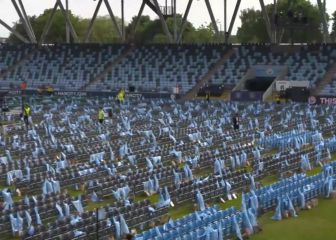 Pantalla gigante y butacas en el césped, así verán los aficinados del City la final