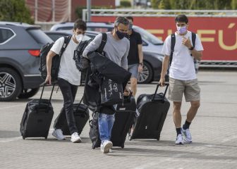 Test de antígenos a la llegada de La Roja y todos negativo
