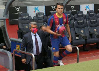 La presentación de Èric García con el FC Barcelona