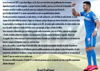 Despedida fría de Ángel