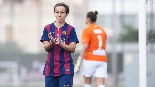 Sonia Bermúdez, en su etapa como jugadora del Barça.