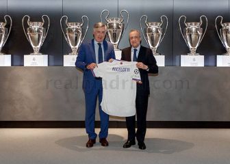 La presentación de Ancelotti en imágenes