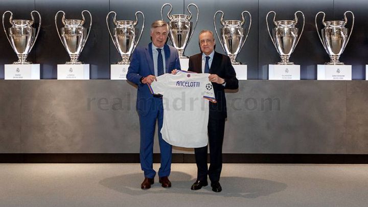 La presentación de Ancelotti en imágenes