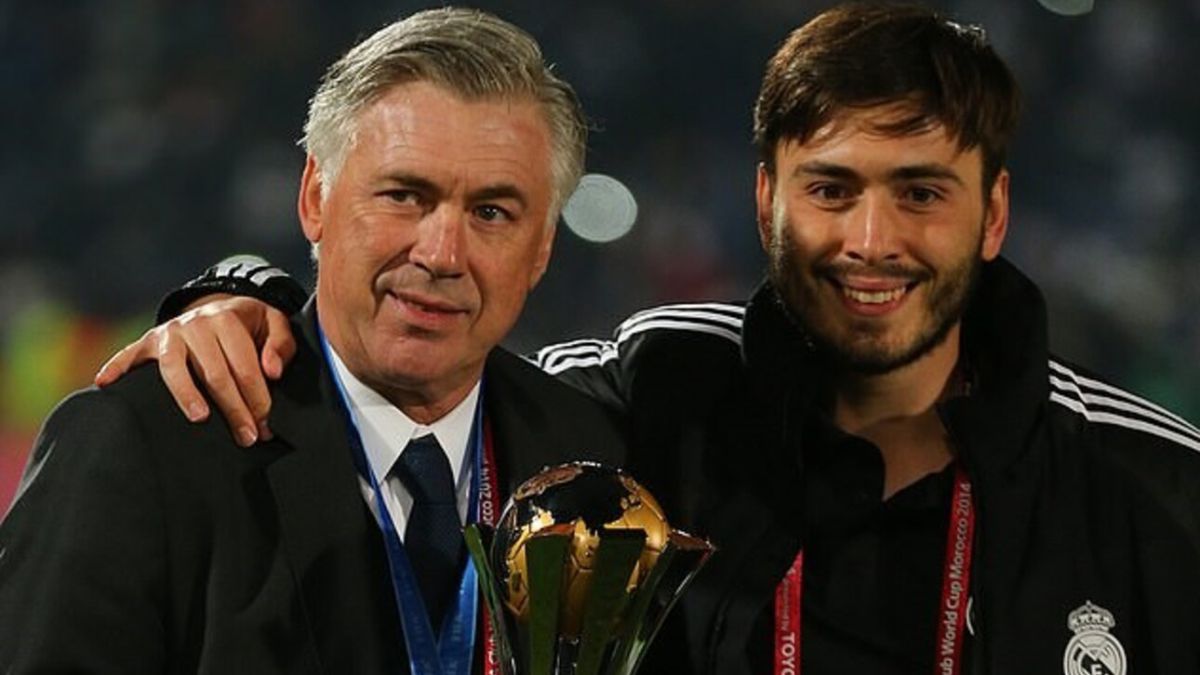 Carlo Ancelotti replaced by son Davide in Real Madrid sideline despite been BANNED from giving team instructions