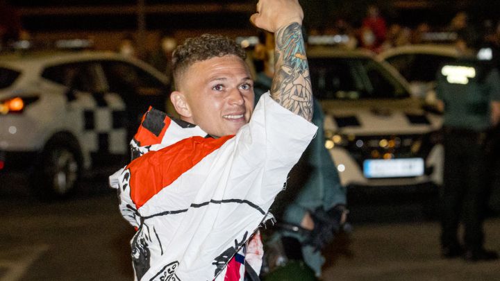 Trippier celebra LaLiga del Atlético. Ahora encomia al Cholo.