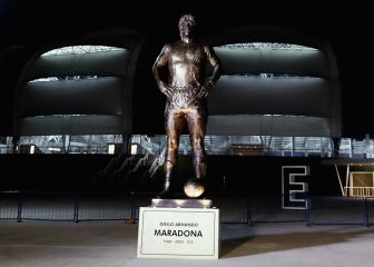Así es la estatua más grande del mundo dedicada a Maradona