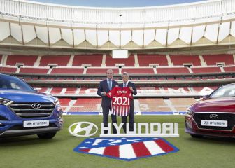El Atlético de Madrid y Hyundai renuevan su acuerdo de patrocinio