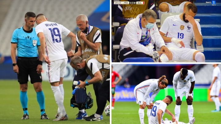 Alarma en Francia: Benzema se lesiona a tres días de la Eurocopa
