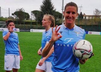 Adriana Martín asciende con el Lazio como máxima goleadora