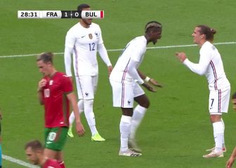El magistral golazo de chilena de Griezmann ante Bulgaria
