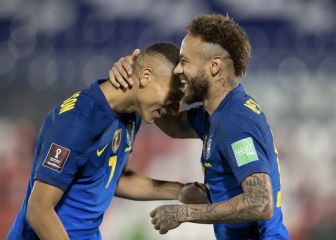 Neymar guía a Brasil