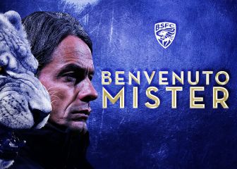 Filippo Inzaghi sustituye a Pep Clotet como técnico del Brescia
