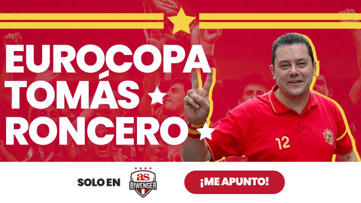 ¡Gana la camiseta de España y visita la redacción de AS con la Eurocopa de Tomás Roncero en Biwenger!