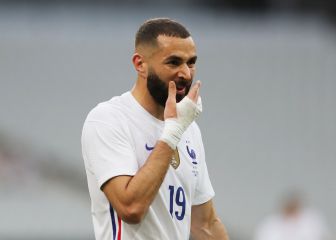 Macron, contento con la vuelta de Benzema: 